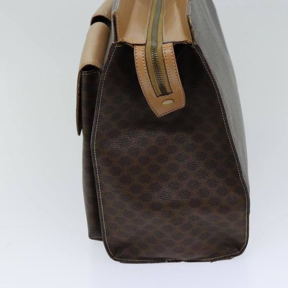 CELINE Macadam Canvas Tote Bag PVC Brown Auth 75236 - Picture 3 of 16